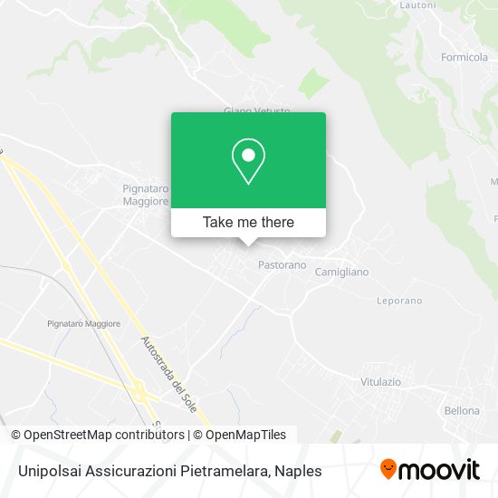 Unipolsai Assicurazioni Pietramelara map