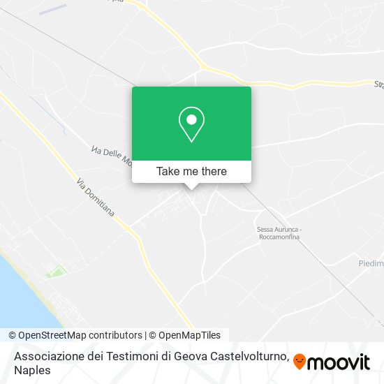 Associazione dei Testimoni di Geova Castelvolturno map