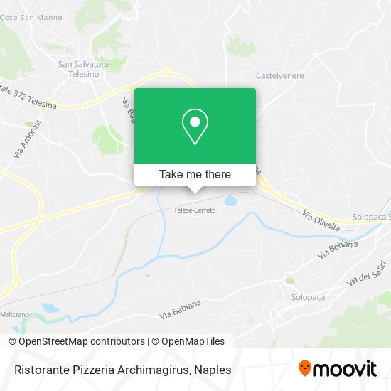 Ristorante Pizzeria Archimagirus map