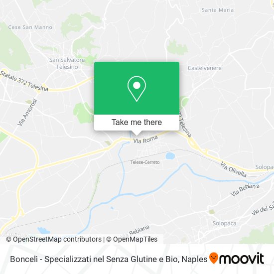 Boncelì - Specializzati nel Senza Glutine e Bio map