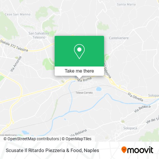 Scusate Il Ritardo Piezzeria & Food map