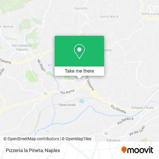 Pizzeria la Pineta map