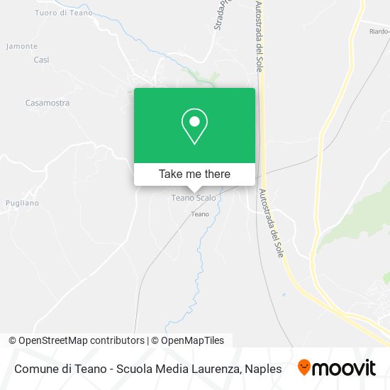 Comune di Teano - Scuola Media Laurenza map