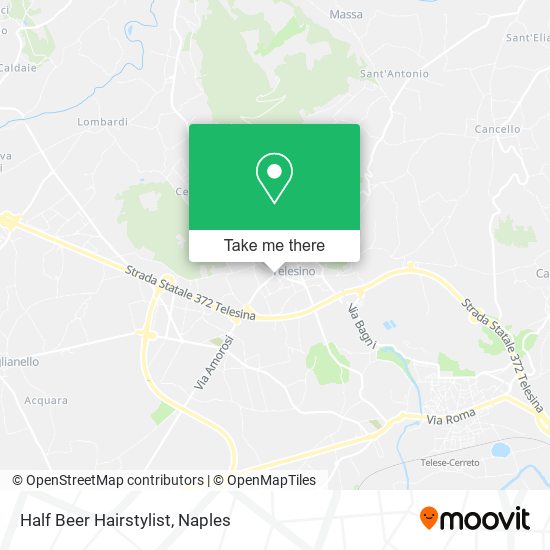 Half Beer Hairstylist map