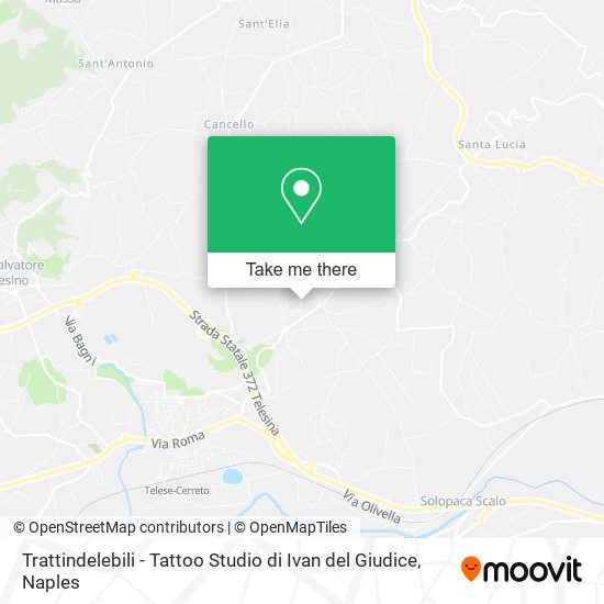 Trattindelebili - Tattoo Studio di Ivan del Giudice map