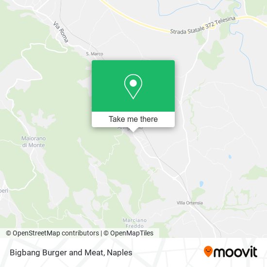 Bigbang Burger and Meat map