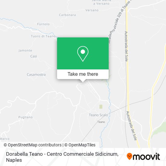 Dorabella Teano - Centro Commerciale Sidicinum map