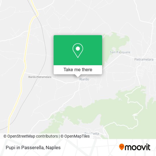 Pupi in Passerella map