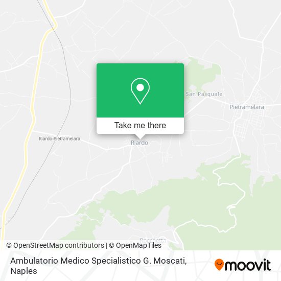 Ambulatorio Medico Specialistico G. Moscati map