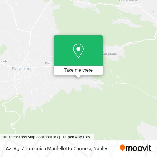 Az. Ag. Zootecnica Manfellotto Carmela map