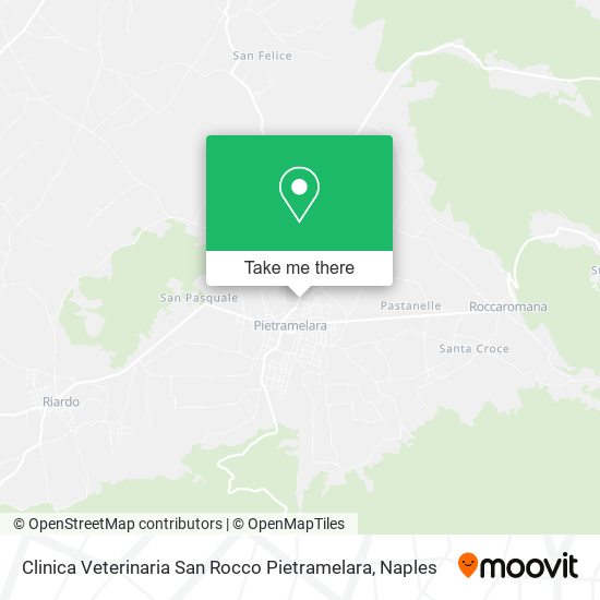 Clinica Veterinaria San Rocco Pietramelara map