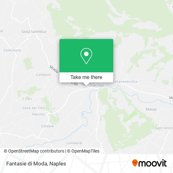 Fantasie di Moda map