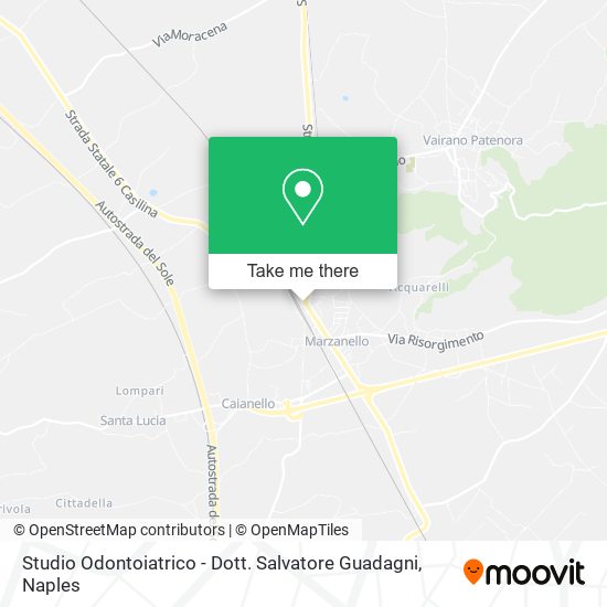 Studio Odontoiatrico - Dott. Salvatore Guadagni map