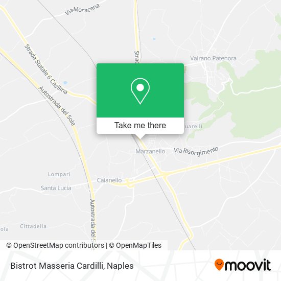 Bistrot Masseria Cardilli map