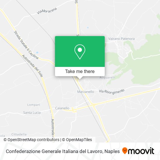 Confederazione Generale Italiana del Lavoro map