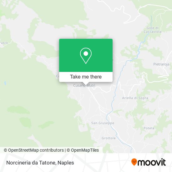 Norcineria da Tatone map