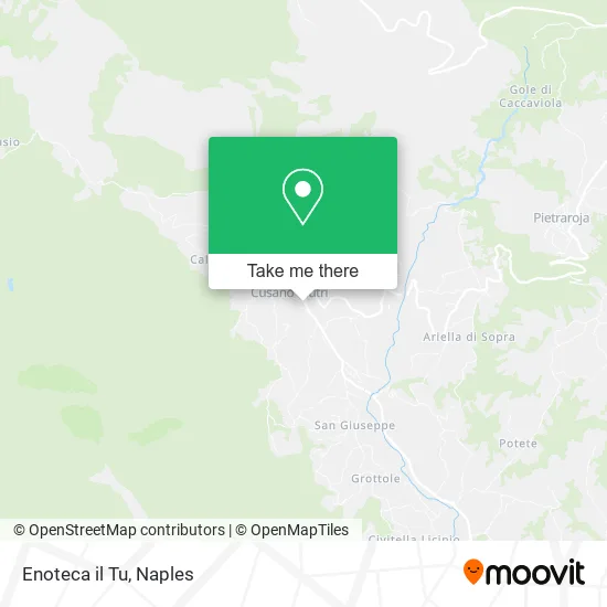Enoteca il Tu map