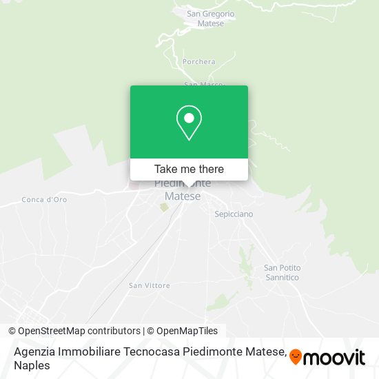 Agenzia Immobiliare Tecnocasa Piedimonte Matese map