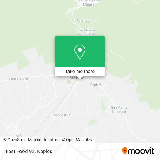 Fast Food 93 map