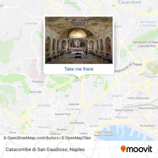 Catacombe di San Gaudioso map