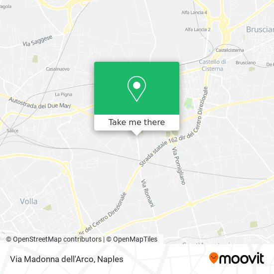 Via Madonna dell'Arco map