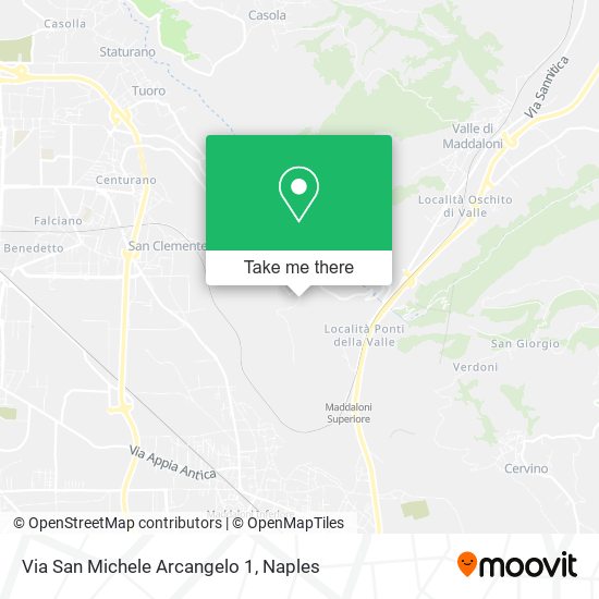Via San Michele Arcangelo  1 map