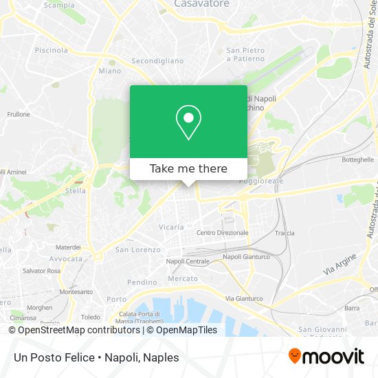 Un Posto Felice • Napoli map