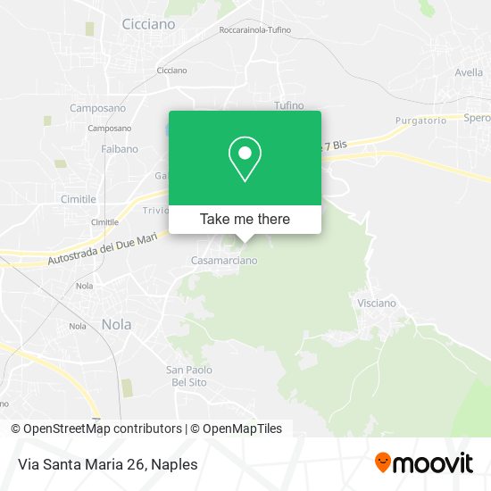 Via Santa Maria  26 map