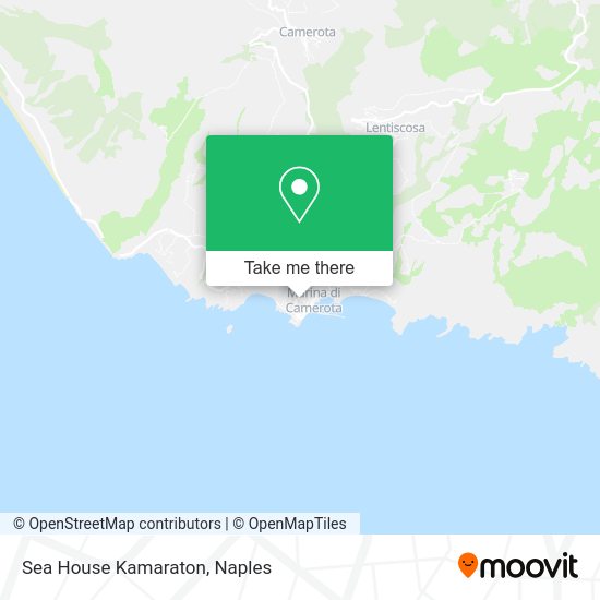 Sea House Kamaraton map