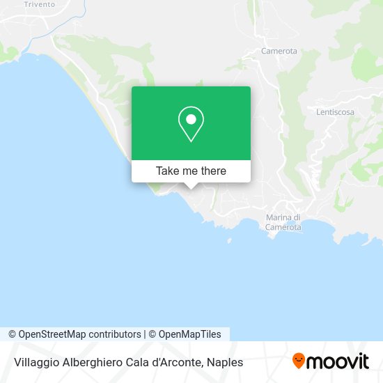 Villaggio Alberghiero Cala d'Arconte map