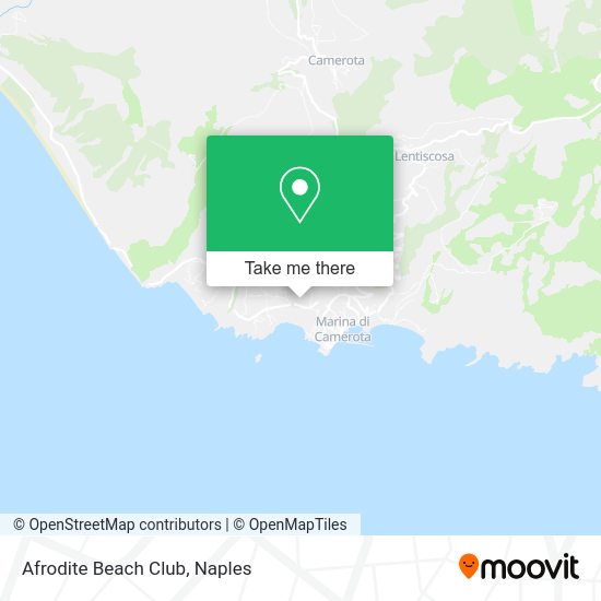 Afrodite Beach Club map
