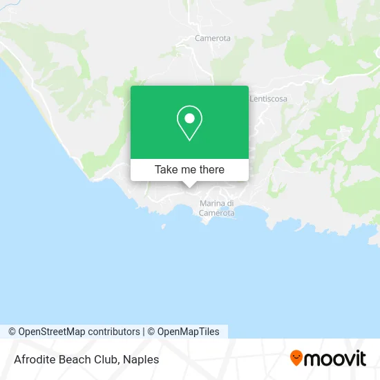 Afrodite Beach Club map