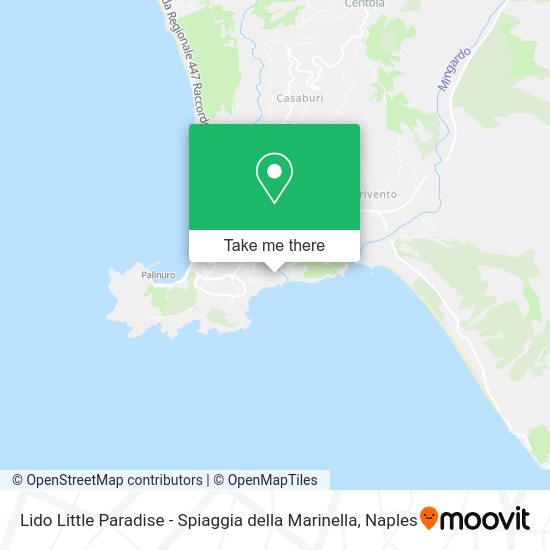 Lido Little Paradise - Spiaggia della Marinella map