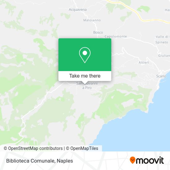 Biblioteca Comunale map
