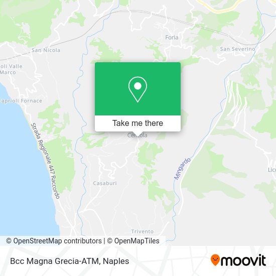 Bcc Magna Grecia-ATM map