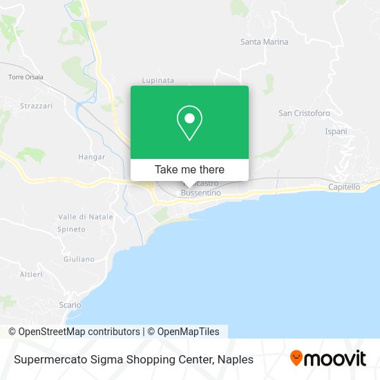 Supermercato Sigma Shopping Center map
