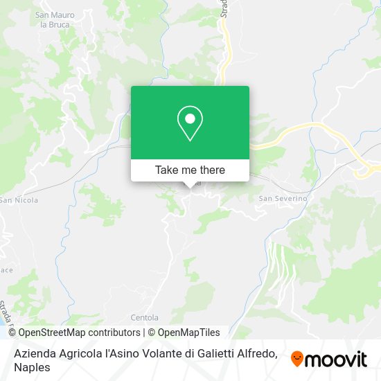 Azienda Agricola l'Asino Volante di Galietti Alfredo map