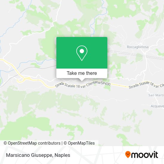 Marsicano Giuseppe map