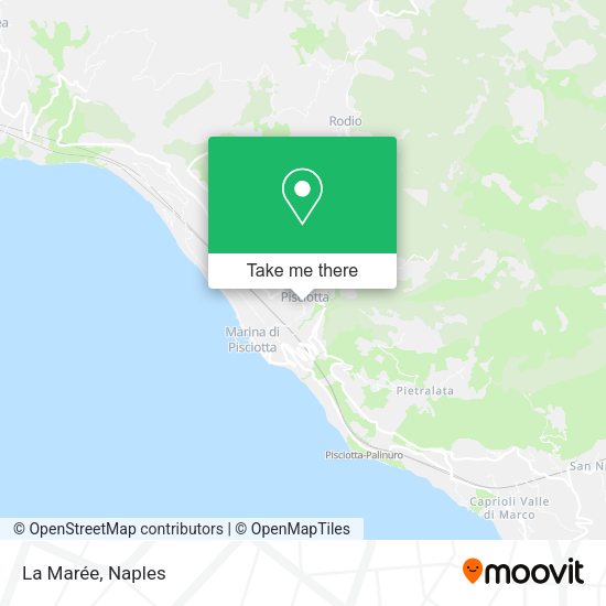 La Marée map