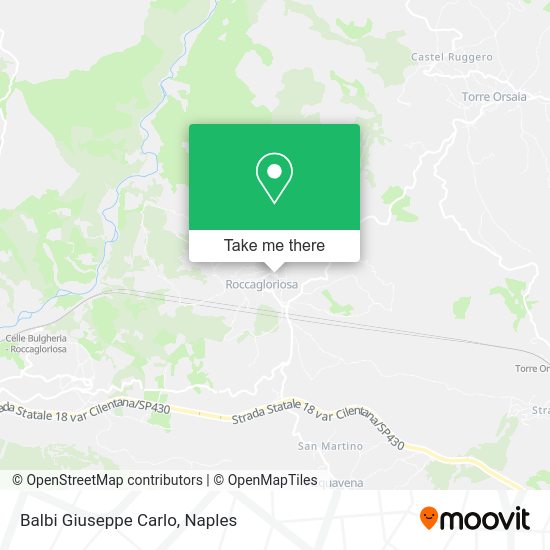 Balbi Giuseppe Carlo map