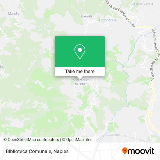Biblioteca Comunale map