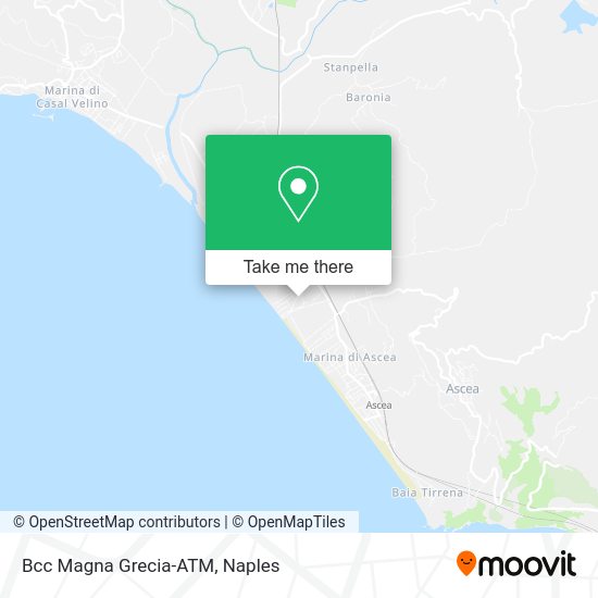 Bcc Magna Grecia-ATM map