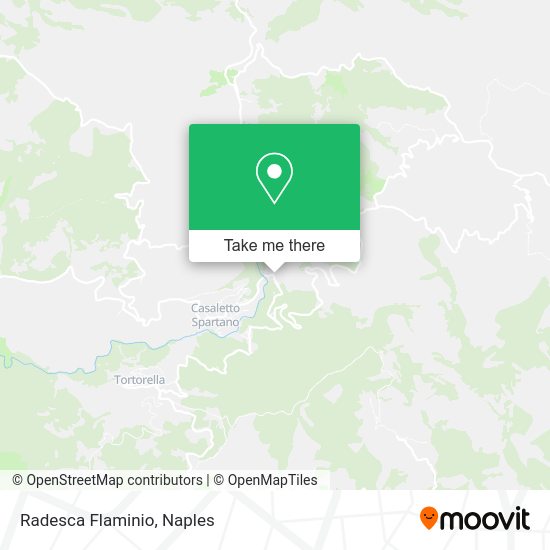 Radesca Flaminio map