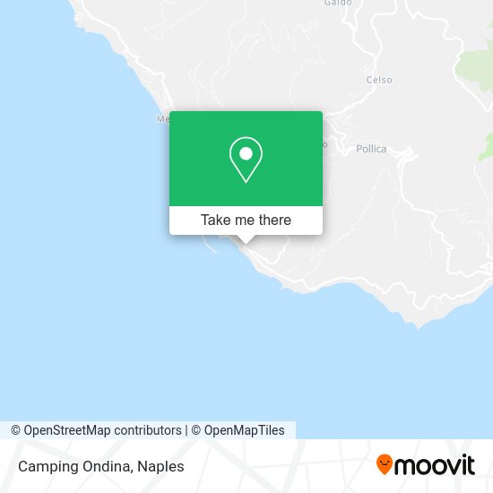 Camping Ondina map