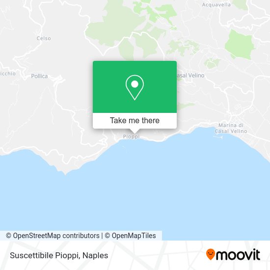 Suscettibile Pioppi map