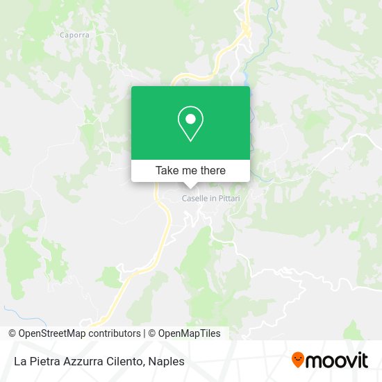 La Pietra Azzurra Cilento map