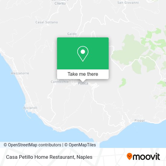 Casa Petillo Home Restaurant map