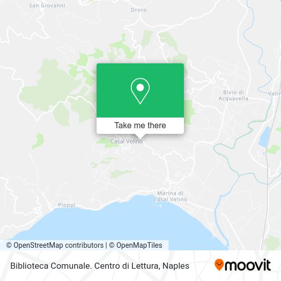 Biblioteca Comunale. Centro di Lettura map