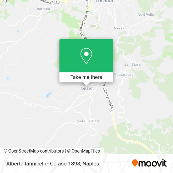Alberta Iannicelli - Ceraso 1898 map