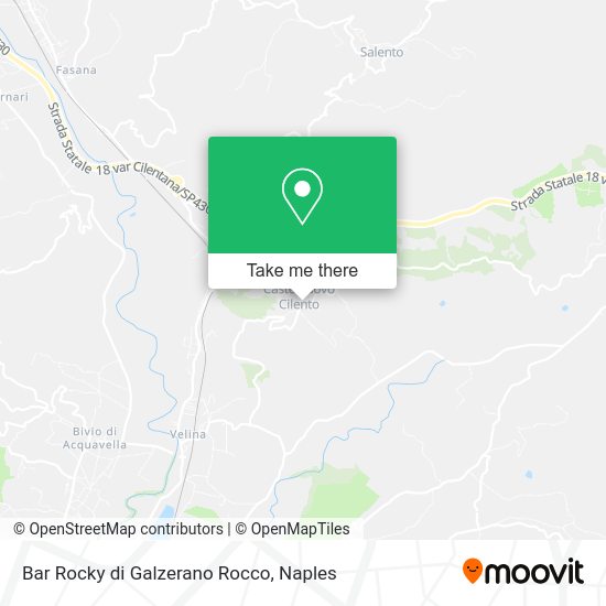 Bar Rocky di Galzerano Rocco map